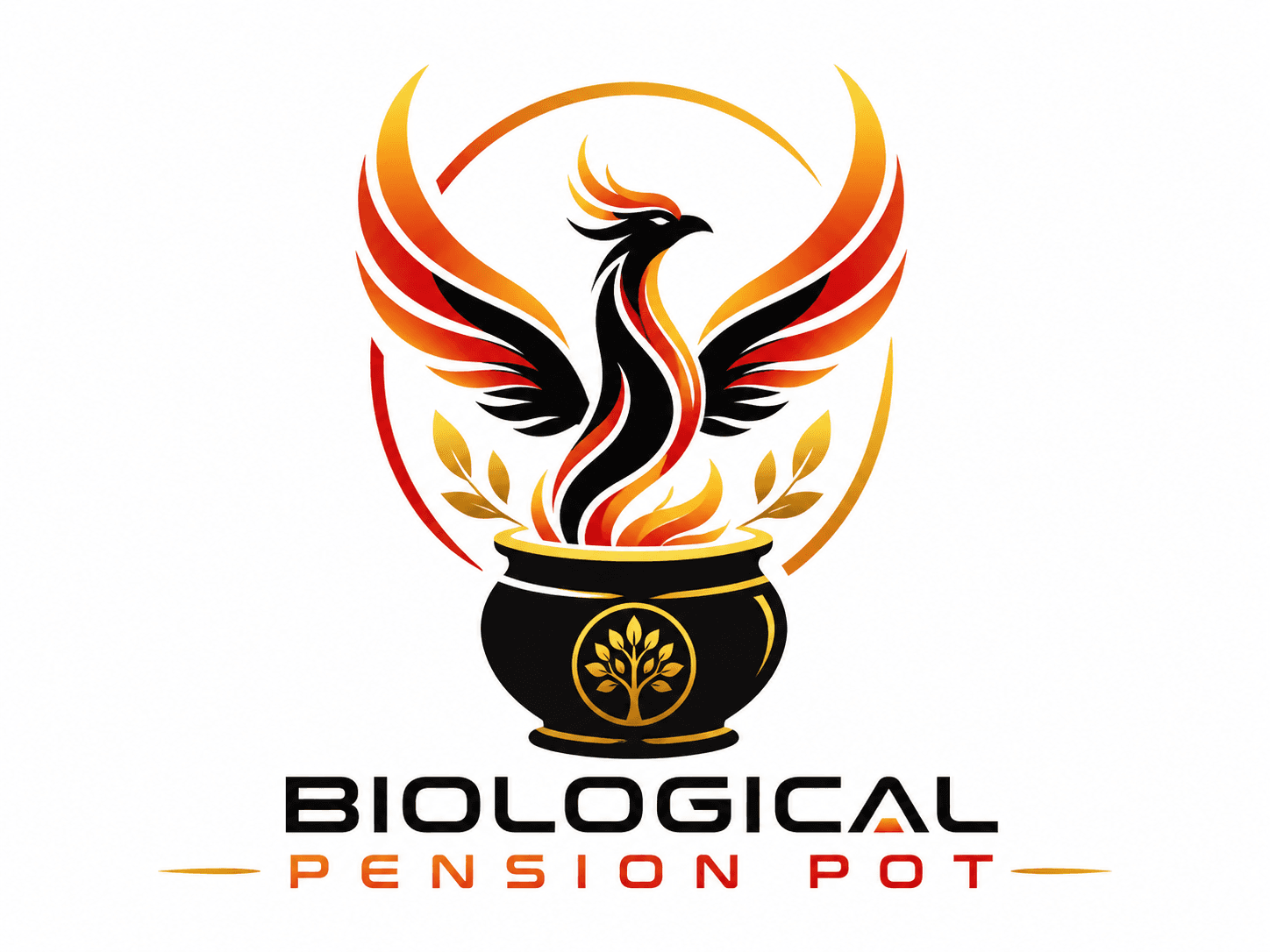 Biological Pension Pot phoenix rising from a pension pot